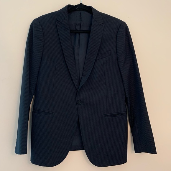 Armani Collezioni Other - Armani Collection Navy Blue Pinstripe Classic Blazer